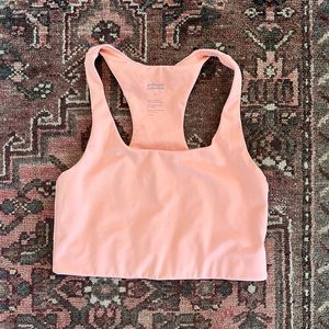 The Girlfriend Collective Paloma Sports Bra - light salmon